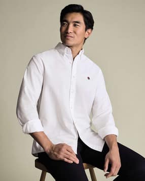 charles tyrwhitt RFU Washed Slim Fit Shirt with Button-Down Collar-picture-17