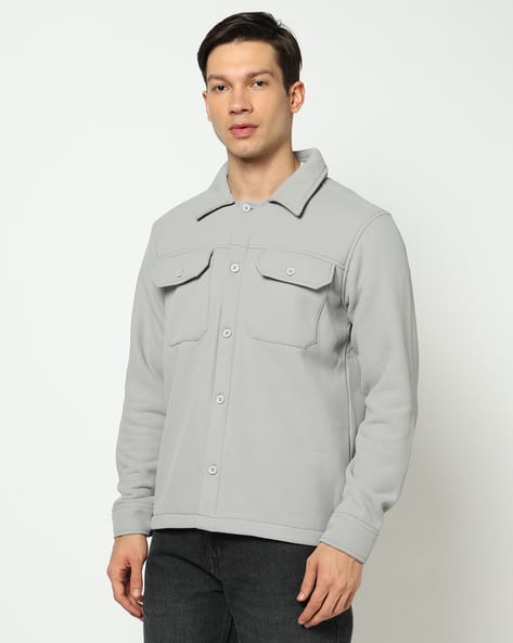 YOUSTA Men Panelled Regular Fit Utility Jacket - Image 2