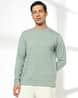 Men Striped Regular Fit Crew-Neck T-Shirt