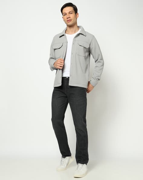YOUSTA Men Panelled Regular Fit Utility Jacket - Image 6
