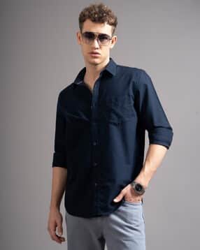 british club Men Slim Fit Cotton Classic Shirt-picture-20