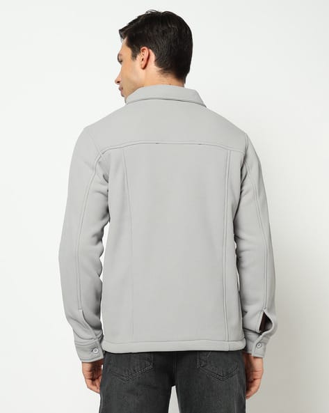 YOUSTA Men Panelled Regular Fit Utility Jacket - Image 4