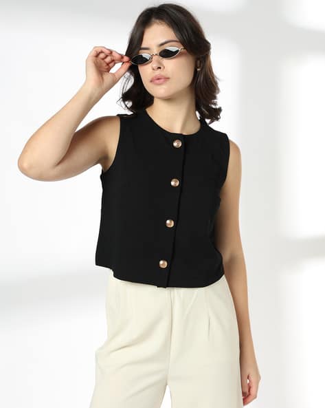 Buy Black Blazers & Waistcoats for Women by Fig Online | Ajio.com