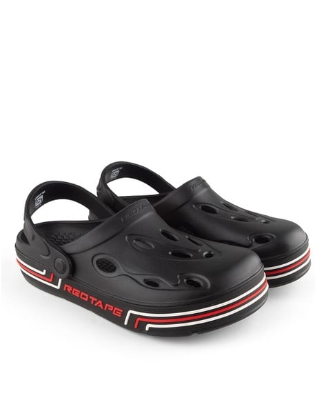 Men Logo Pattern Slip-On Clogs