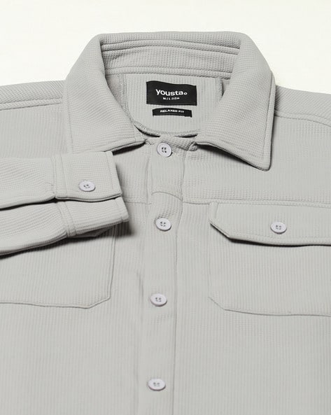 YOUSTA Men Panelled Regular Fit Utility Jacket - Image 8