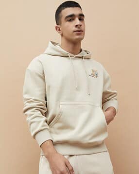 kappa Men Embroidered Regular Fit Hoodie-picture-49