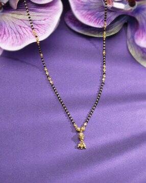p n gadgil jewellers Women Gold-Plated Classic Mangalsutra-picture-44