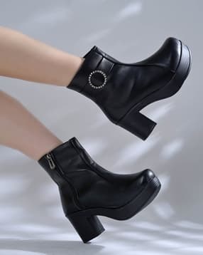 shoetopia Women Ankle-Length Boots with Zip Closure-picture-27
