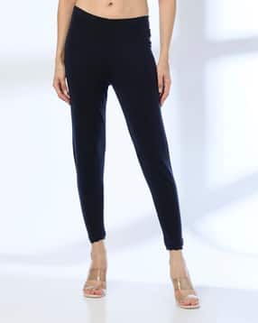 avaasa mix n' match Women Ankle-Length Leggings with Lace Hem-picture-11