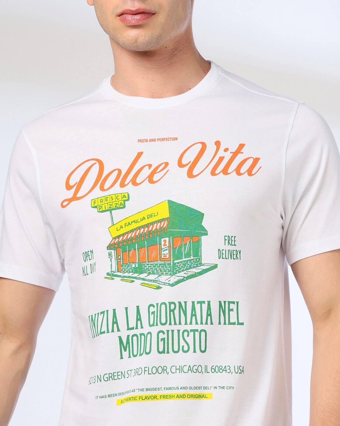 Buy DNMX Men Graphic Print Crew-Neck T-Shirt Online | Ajio.com