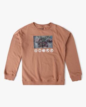 yousta Boys Graphic Print Regular Fit Sweatshirt-picture-45