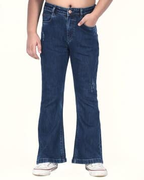 crimsoune club Girls Bootcut Jeans with 5-Pocket Styling -picture-12