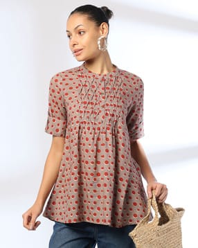siyahi Women Polka-Dot Relaxed Fit Tunic-picture-14