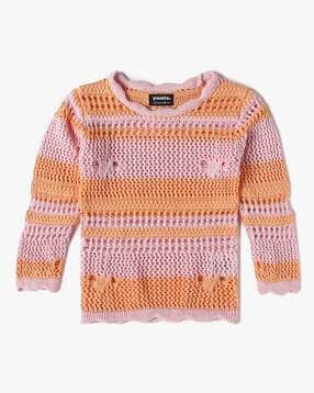 yousta Girls Striped Casual Sweater-picture-37