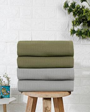Waffle Comfort Hand Towels Set of 4 -image-28
