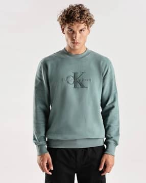 calvin klein jeans Men Regular Fit Crew-Neck Sweatshirt-picture-50