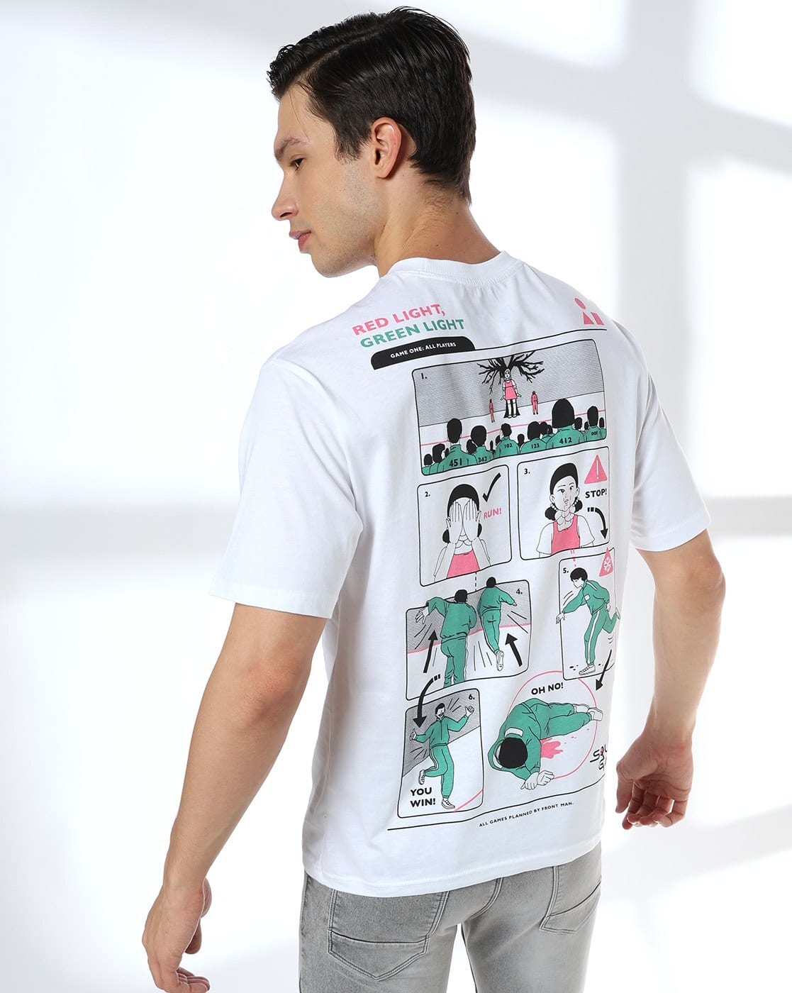 Buy DNMX Men Graphic Print Relaxed Fit Online | Ajio.com