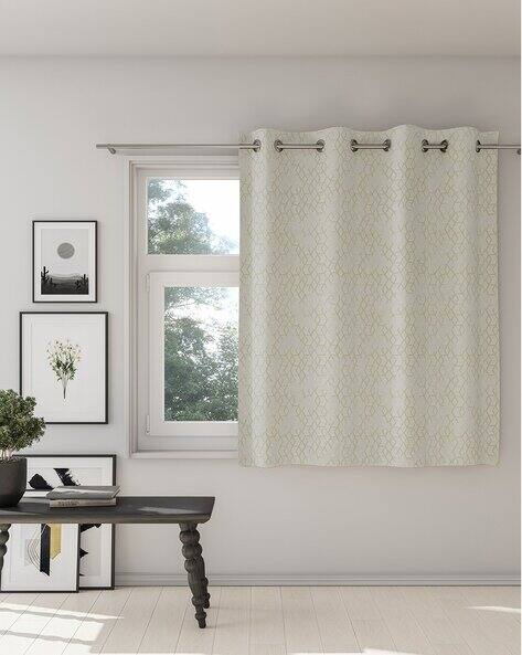 Ddecor Live Beautiful Geometric Readymade Window Curtain