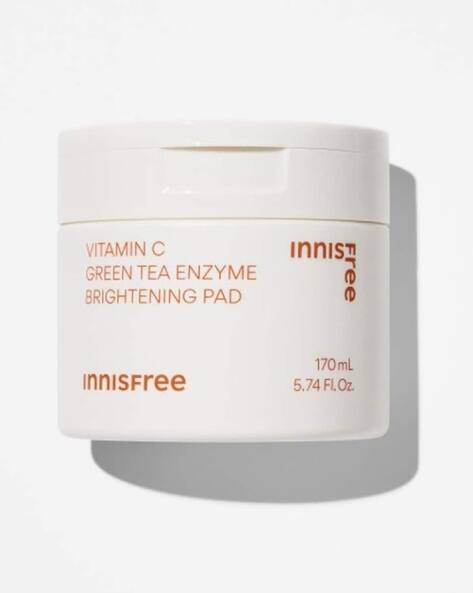 INNISFREE Vitamin C Green Tea Toner Pad Brightens And Smooths Skin