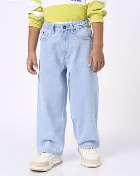 ed-a-mamma Boys Heavily Washed Relaxed Jeans-picture-10