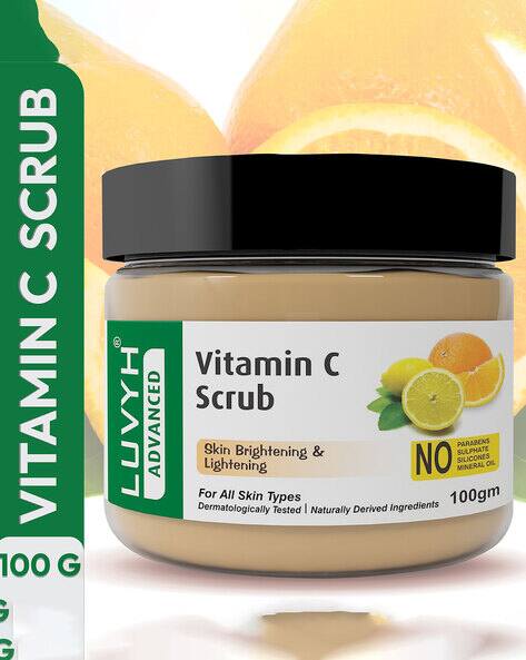LUVYH Tan Removal Vitamin C Face Scrub