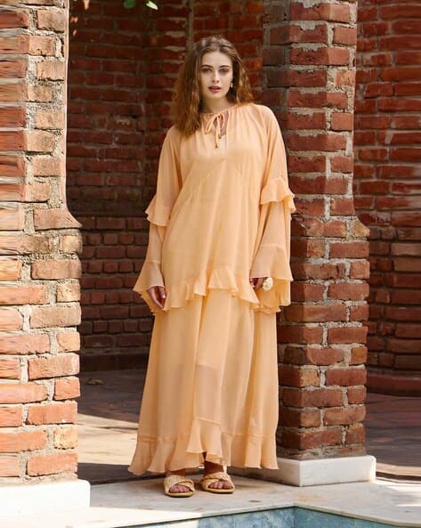 Sassafras Women Round-Neck A-Line Dress