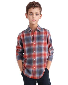 rare ones Boys Checked Regular Fit Shirt-picture-40