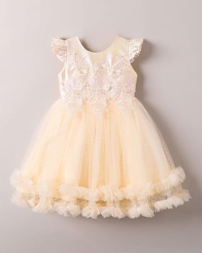 Girls Embroidered Fit & Flare Dress-image-9