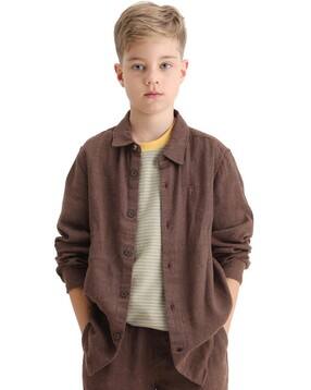 rare ones Boys Regular Fit Spread-Collar Shirt-picture-15