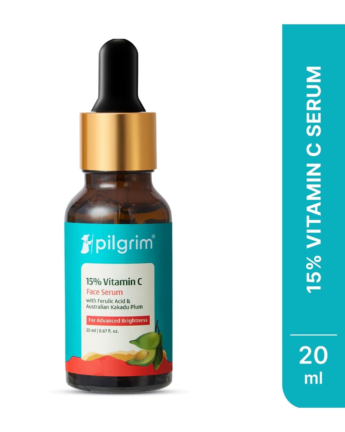 Pilgrim 15 Vitamin C Face Serum for Advanced Brightness For Women (Multi, FreeSize)
