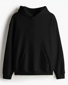 Men Hooded Sweatshirt with Full Sleeves-image-4
