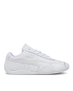 Sneakers with Faux leather upper-image-47