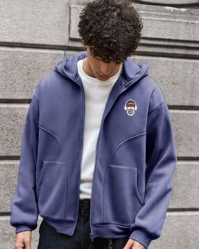 Men Regular Fit Hoodie
