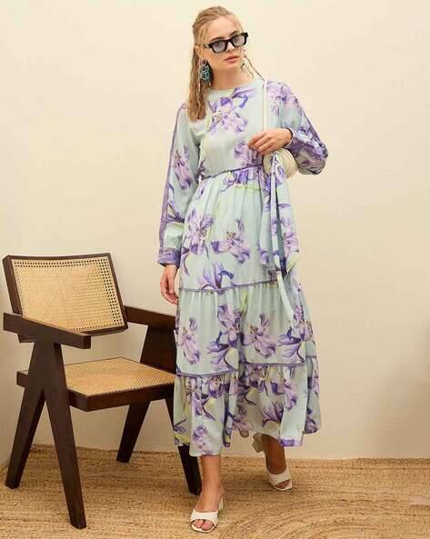 Sassafras Women Floral A-line Dress