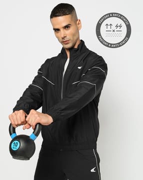 performax Men Regular Fit Piping Jacket with Insert Pockets-picture-53