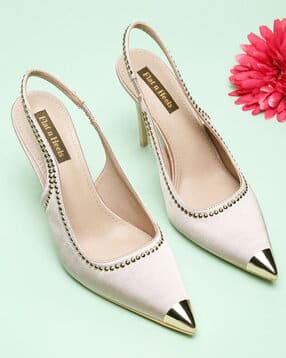 flat n heels Women Embellished Pumps with Elastic Closure-picture-31