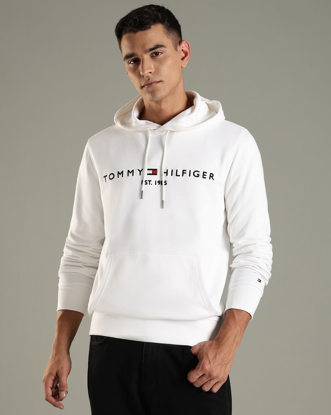 Buy White Sweatshirt & Hoodies for Men by TOMMY HILFIGER Online