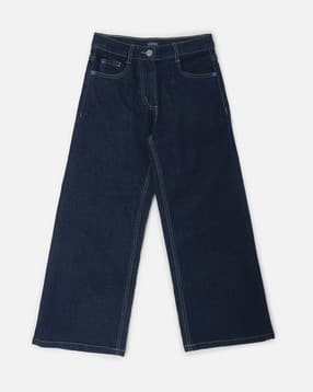allen solly Girls Mid Rise Cotton Jeans-picture-15