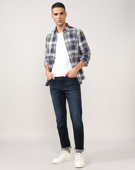 Lee Cooper Men Harry Lightly Washed Straight Jeans