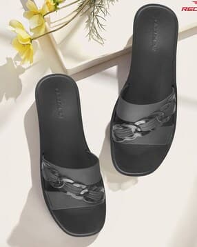 Women Open-Toe Regular Fit Slides