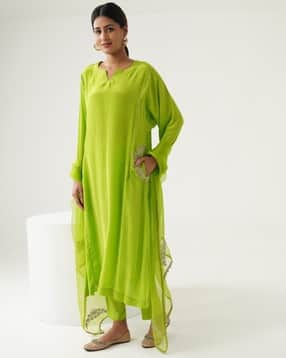 reemrasha Women Embroidered Kurta Suit Set-picture-42