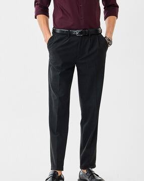 snitch Men Pleated Relaxed Fit Trousers-picture-19