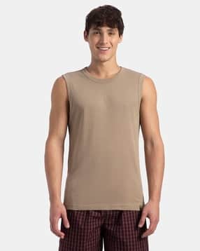jockey Men Regular Fit Round-Neck Vest-picture-14