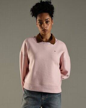 tommy hilfiger Women Essential Regular Fit Crew-Neck Sweatshirt-picture-17