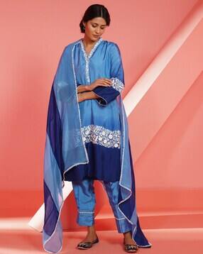 reemrasha Women Embroidered Kurta Suit Set-picture-51