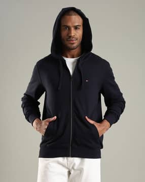 tommy hilfiger Essential Zip-Front Regular Fit Terry Hooded Jacket-picture-10