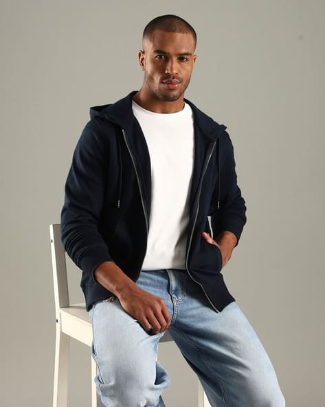 Buy TOMMY HILFIGER Essential Zip-Front Hoodie Online | Ajio.com