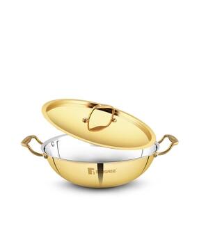 bergner Stainless Steel Kadai with Lid-picture-7