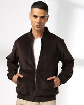 netplay Men Checked Regular Fit Bomber Jacket-picture-36