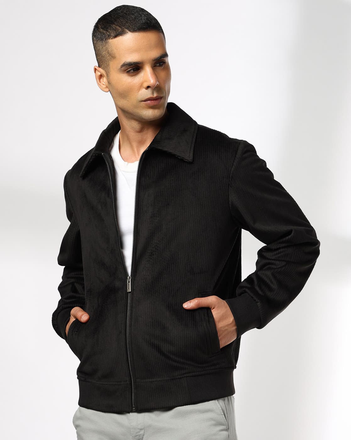 Buy Black Jackets & Coats for Men by NETPLAY Online | Ajio.com